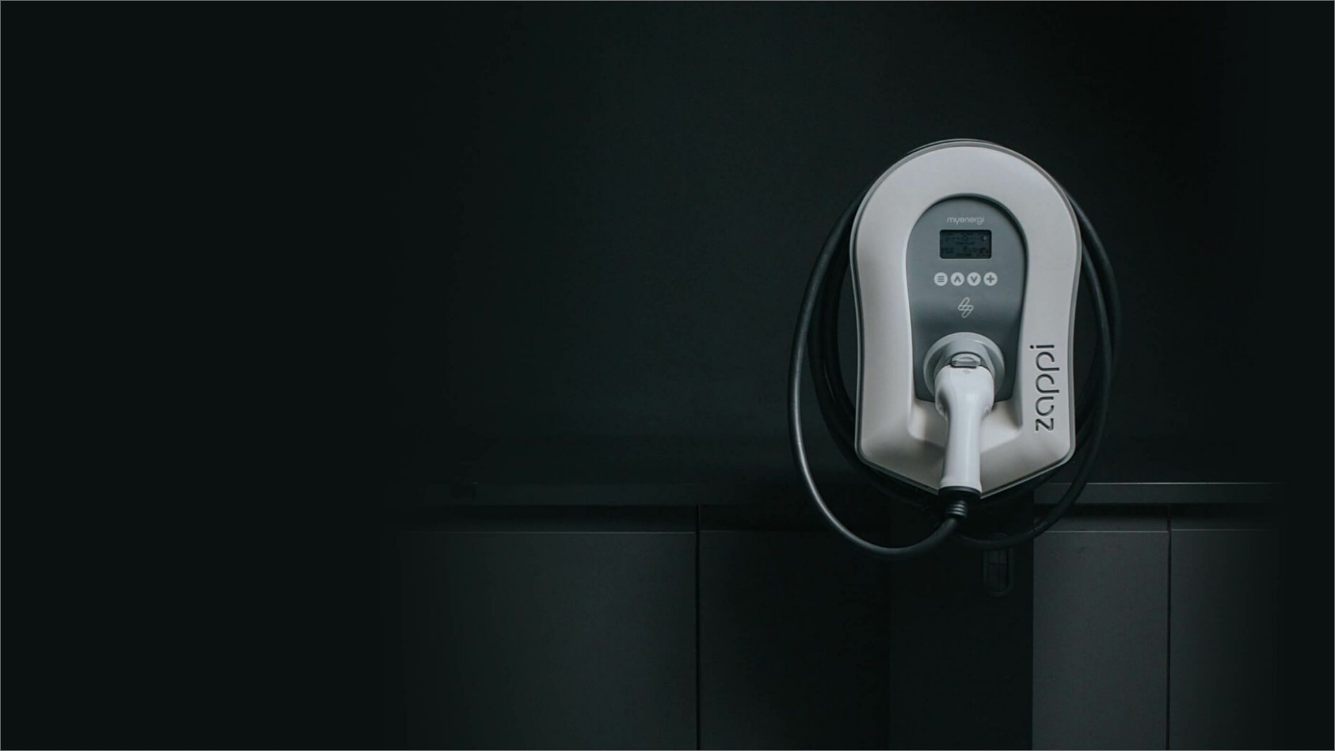 zappi ev charger on a wall mounting | myenergi Ireland