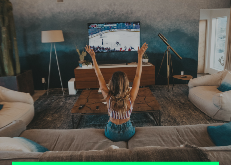 girl watching tv | libbi battery storage | myenergi