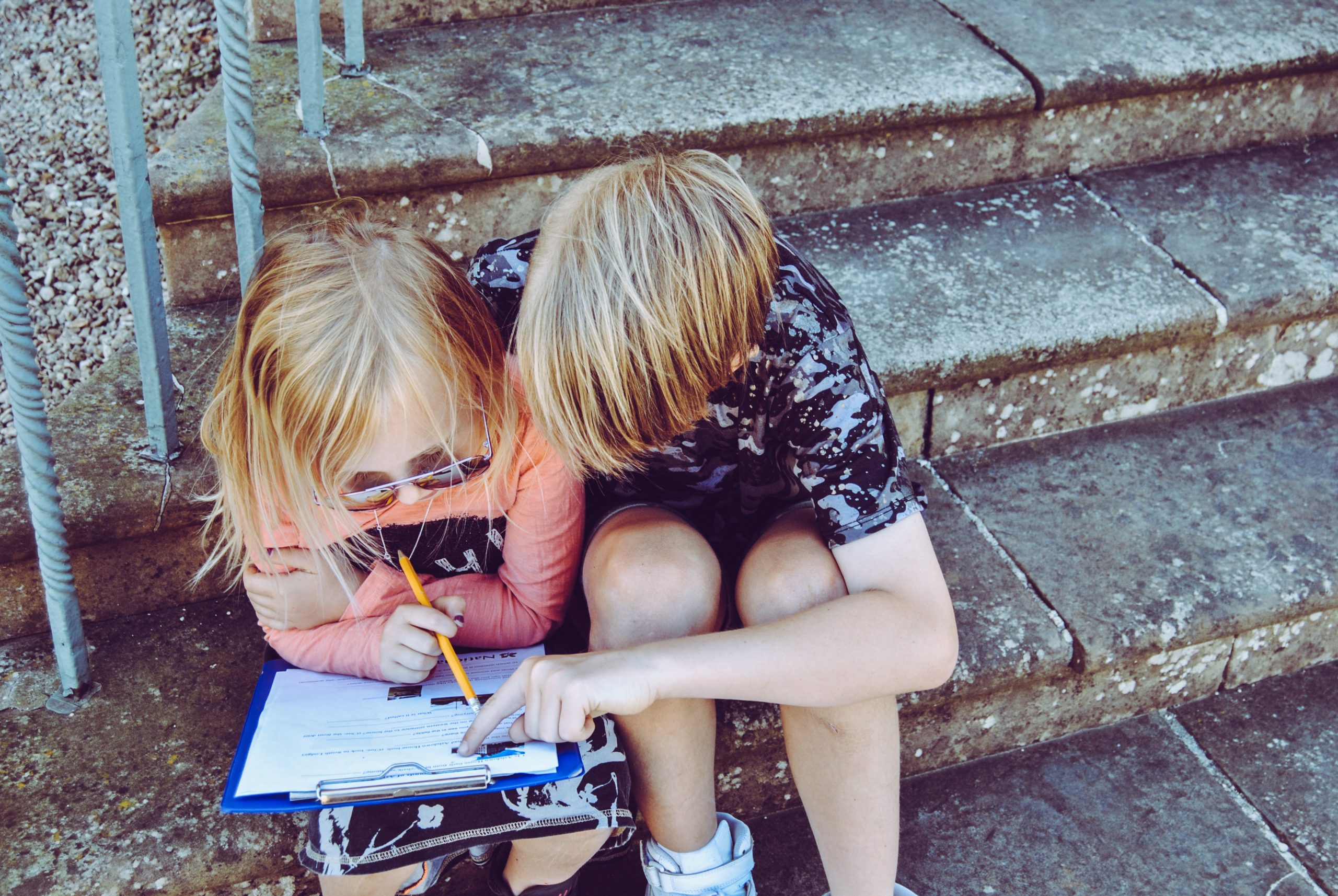 Kinderen leren over het klimaat