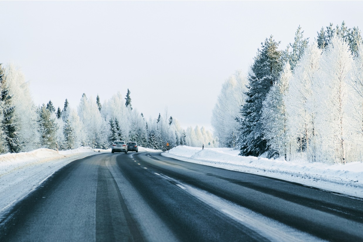 Voiture électrique en hiver