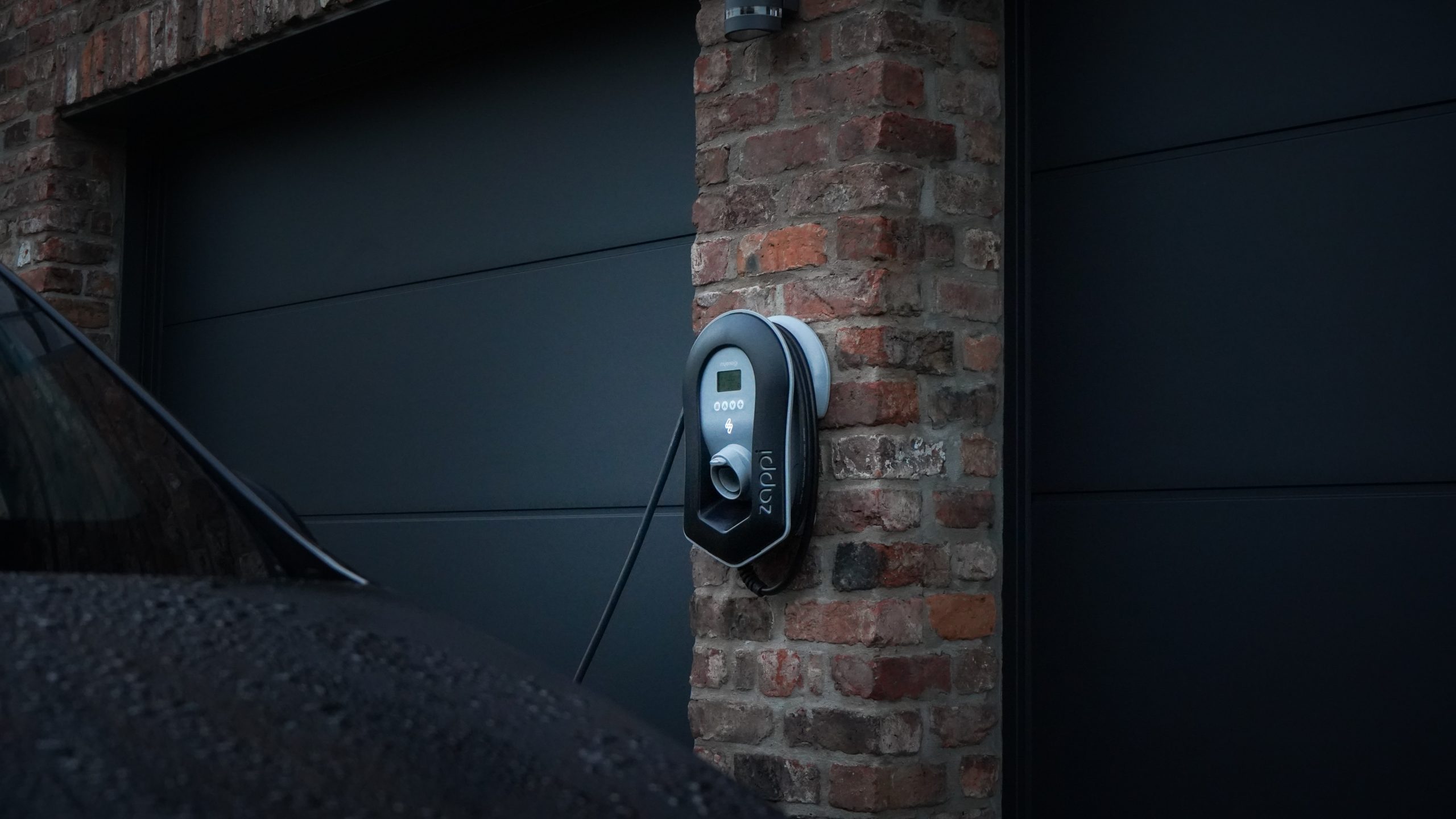 EV charge point on new-build