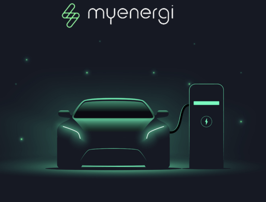 graphic of electric car charging